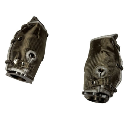 Kooks Headers Kooks 23+ Chevrolet Corvette C8 Z06/LT6 5.5L 3in. SS 5in. Bodied Ultra-GREEN Conn. w/Blankets