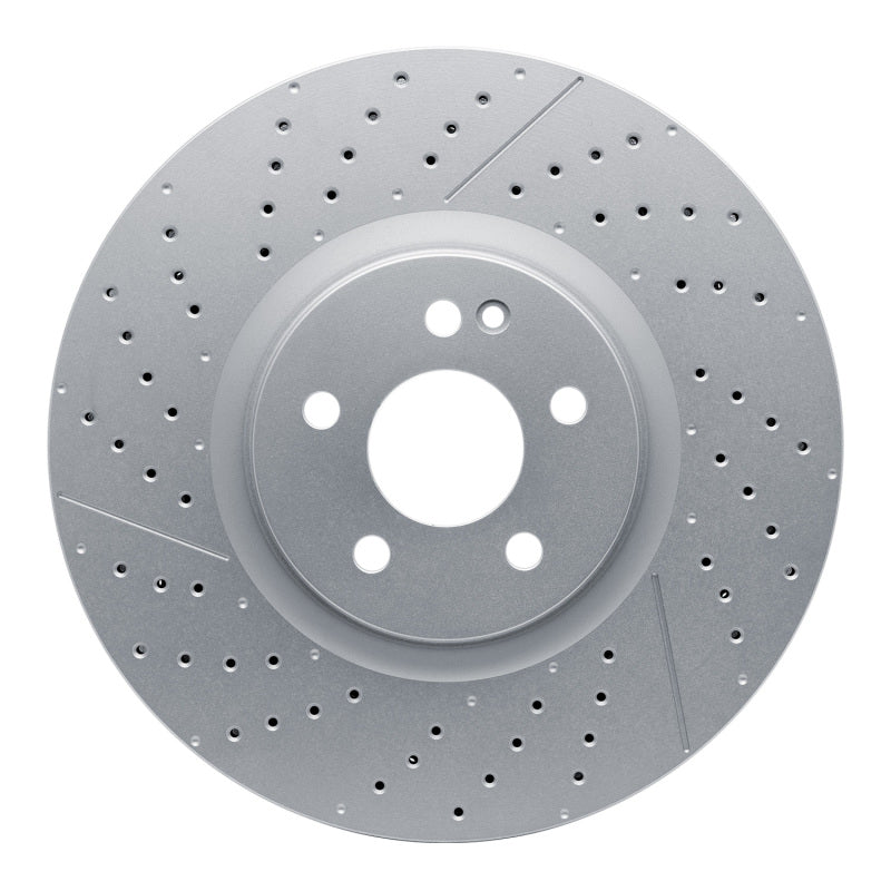 DFC 14-19 Mercedes-Benz GLA45 AMG Front Drilled and Slotted Hi-Carbon Alloy Geomet Coated Rotor