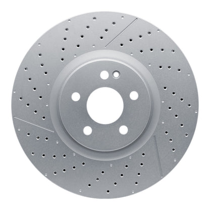 DFC 14-19 Mercedes-Benz GLA45 AMG Front Drilled and Slotted Hi-Carbon Alloy Geomet Coated Rotor