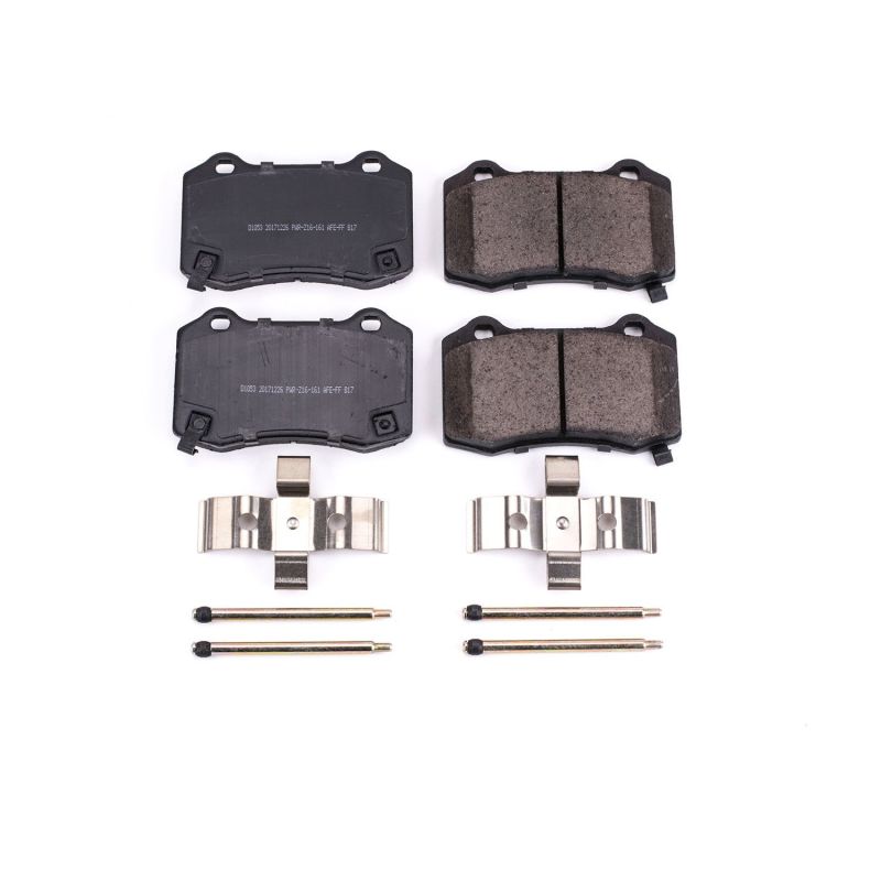 PowerStop Power Stop 04-07 Cadillac CTS Rear Z17 Evolution Ceramic Brake Pads w/Hardware