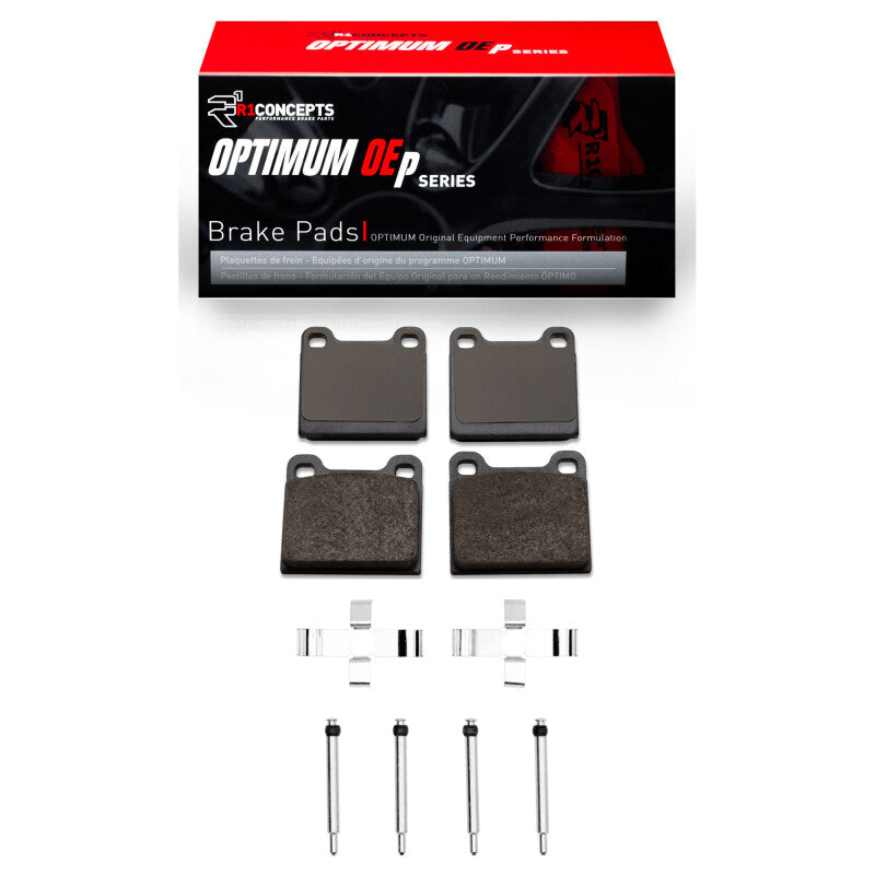 R1 Concepts R1 1961-1991 Mercedes-Benz 240D Front/Rear R1 Optimum OE Pads & Hardware Kit