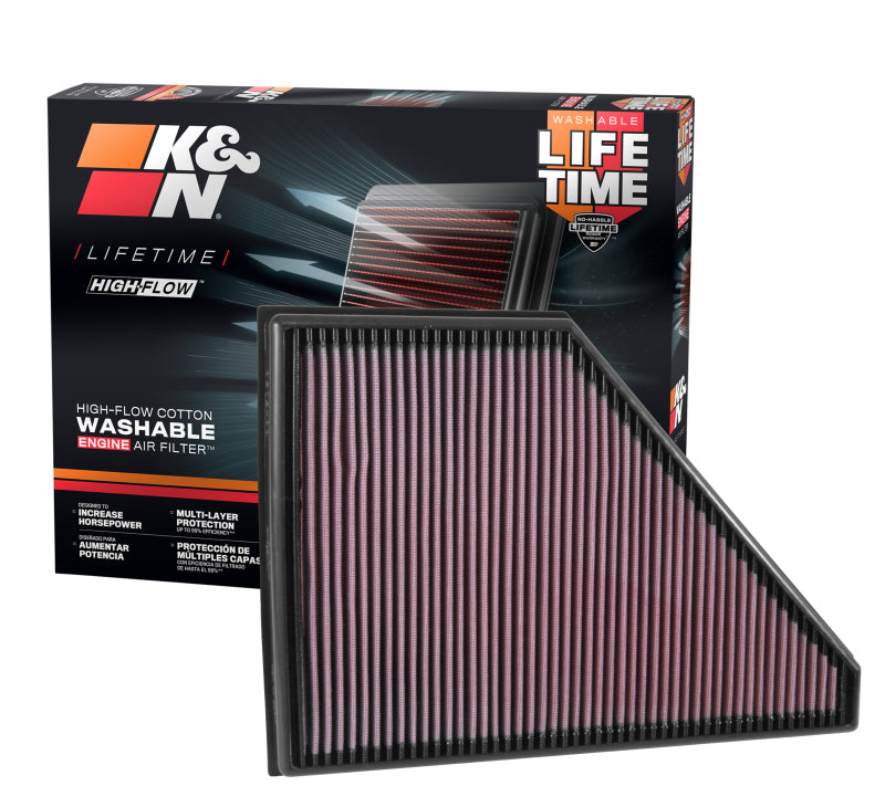 K&N Engineering K&N 2017 Cadillac XT5 3.6L V6 F/I Drop In Air Filter