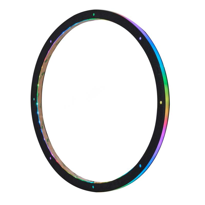 DS18 15in Digital LED Speaker Ring w/ Digital LED lights 1/2in Spacer Depth