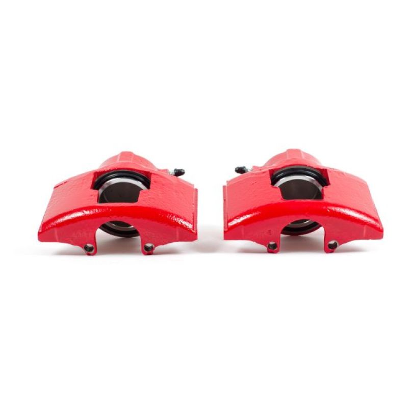PowerStop Power Stop 90-00 Chevrolet C3500 Front Red Calipers w/o Brackets - Pair