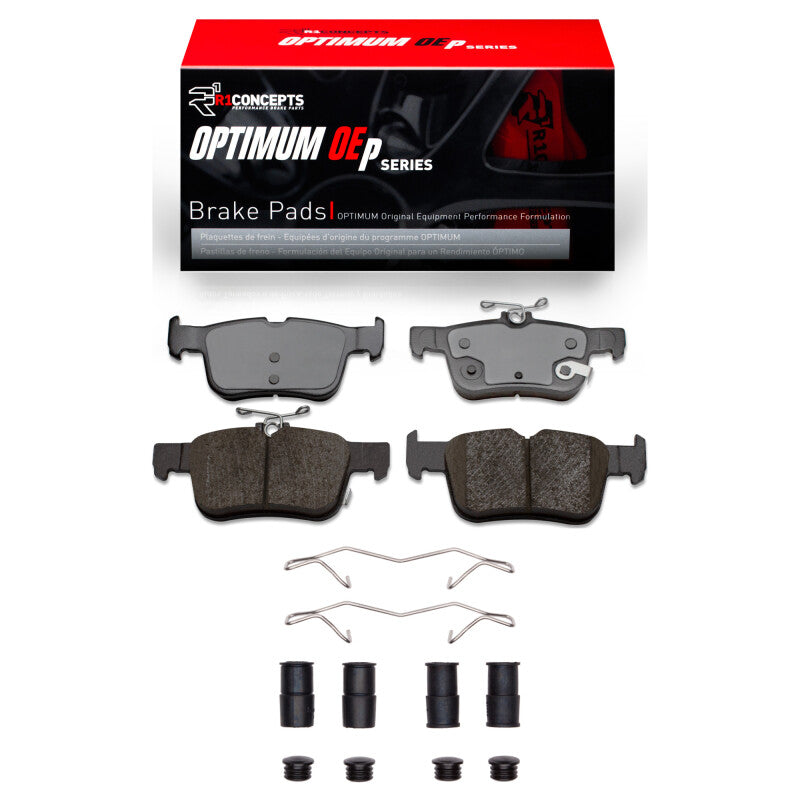 R1 Concepts R1 2020-2025 Ford Bronco Sport Rear R1 Optimum OE Pads & Hardware Kit