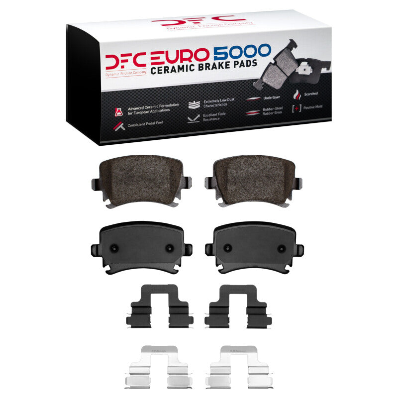 DFC 00-18 Audi A6 (USA/Canada) Rear Euro 5000 Ceramic Brake Pads and Hardware Kit
