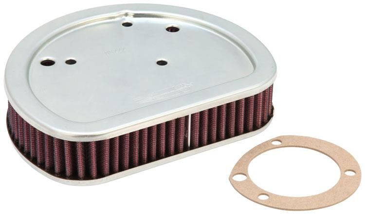 K&N Engineering K&N Replacement Air Filter 7.125in L x 5.688in W x 1.625in H for Harley-Davidson