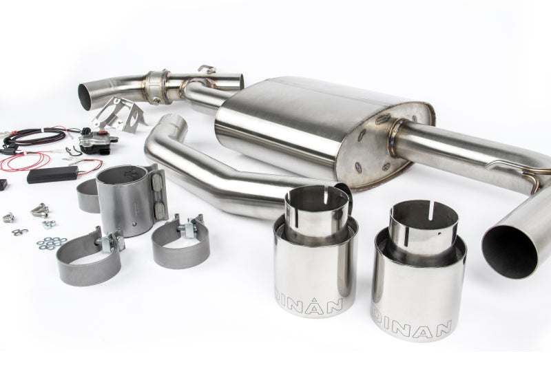 Dinan 17-24 Mini Cooper Clubman/Countryman S (F54/F60) Valved Axleback Exhaust - Polished Tips