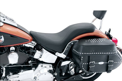 Mustang Motorcycle Mustang 00-15 Harley Softail Standard Rear Tire DayTripper 1PC Seat - Black