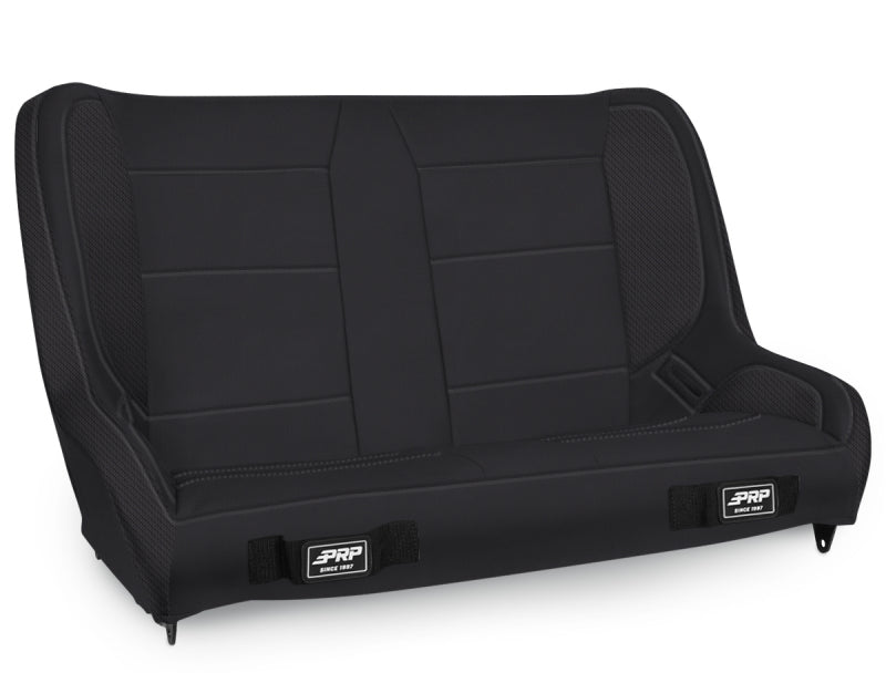 PRP Seats PRP  Jeep CJ-7/Wrangler YJ Elite Series Rear Bench- Black Vinyl