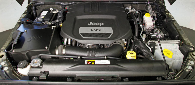 K&N Engineering K&N 12-18 Jeep Wrangler 3.6L V6 Performance Intake Kit w/ Snorkel