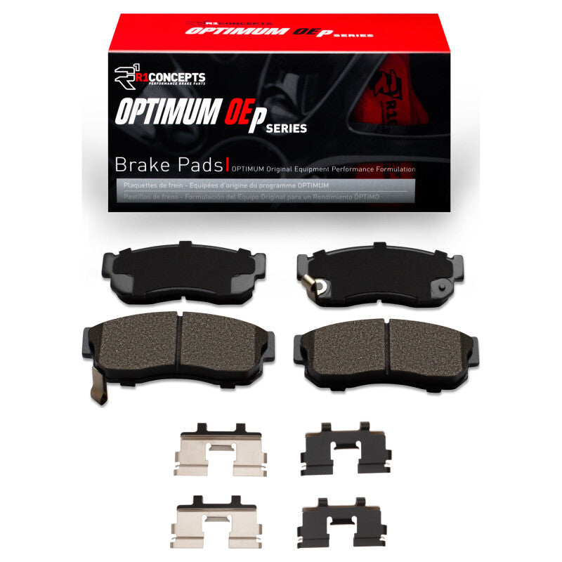 R1 Concepts R1 82-94 Nissan Pulsar NX Front Optimum OE Pads & Hardware Kit