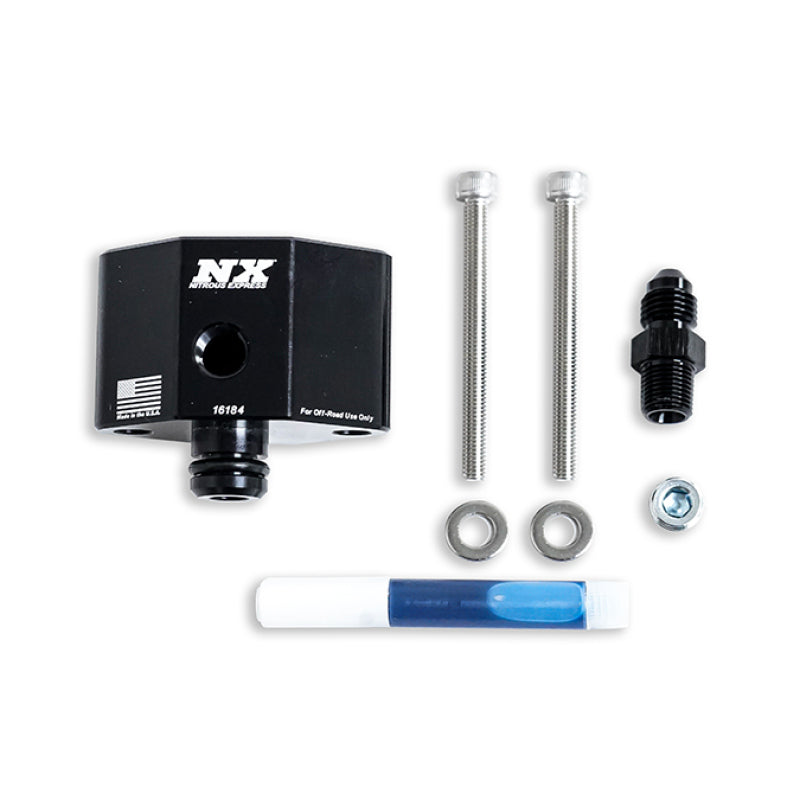 Nitrous Express 2005+ Ford 4.6L/5.4L 3V Billet Fuel Rail Adapter