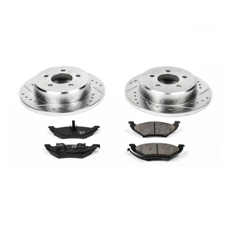 PowerStop Power Stop 97-99 Chrysler Town & Country Rear Z23 Evolution Sport Brake Kit