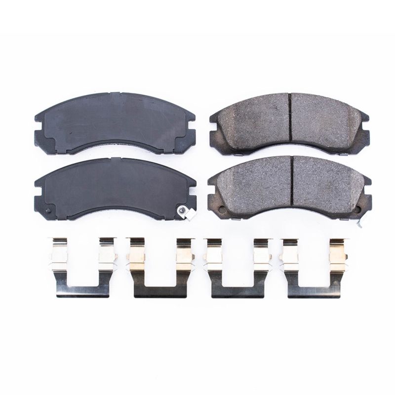 PowerStop Power Stop 91-96 Dodge Stealth Front Z17 Evolution Ceramic Brake Pads w/Hardware