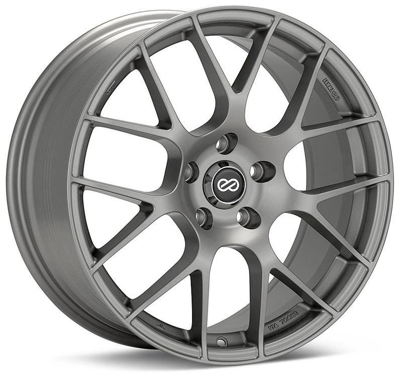 Enkei Raijin 19x9.5 35mm Offset 5x120 Bolt Pattern 72.6 Hub Bore Hyper Silver Wheel