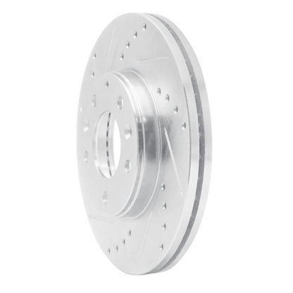 R1 Concepts R1 03-05 Mazda 6 Front Left Drilled & Slotted Silver Brake Rotor