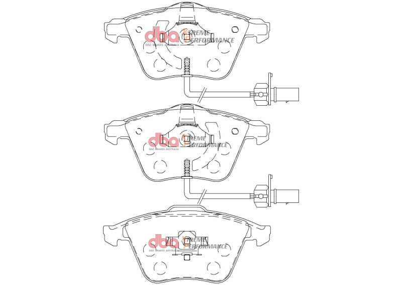 DBA 09-15 Audi TTS Quattro Front XP Performance Brake Pads