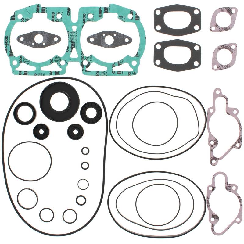 Vertex Pistons Vertex Gaskets 97-00 Ski-Doo Formula 500/DLX LC Complete Gasket Kit w/ Oil Seals