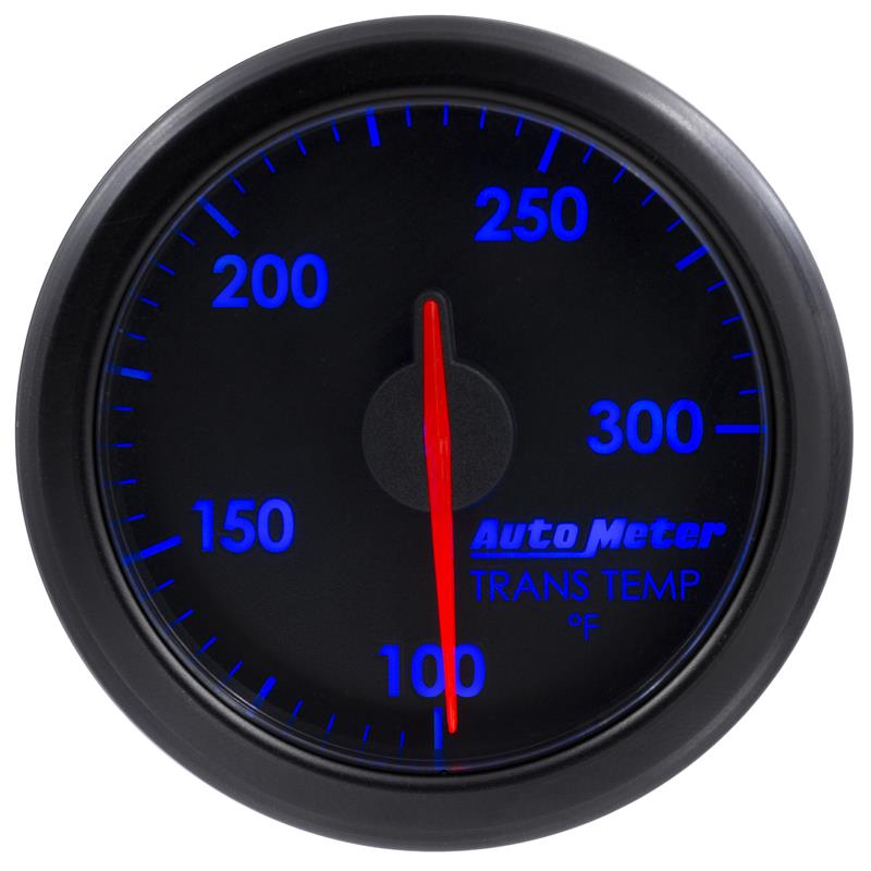 Autometer Airdrive 2-1/6in Trans Temperature Gauge 100-300 Degrees F - Black