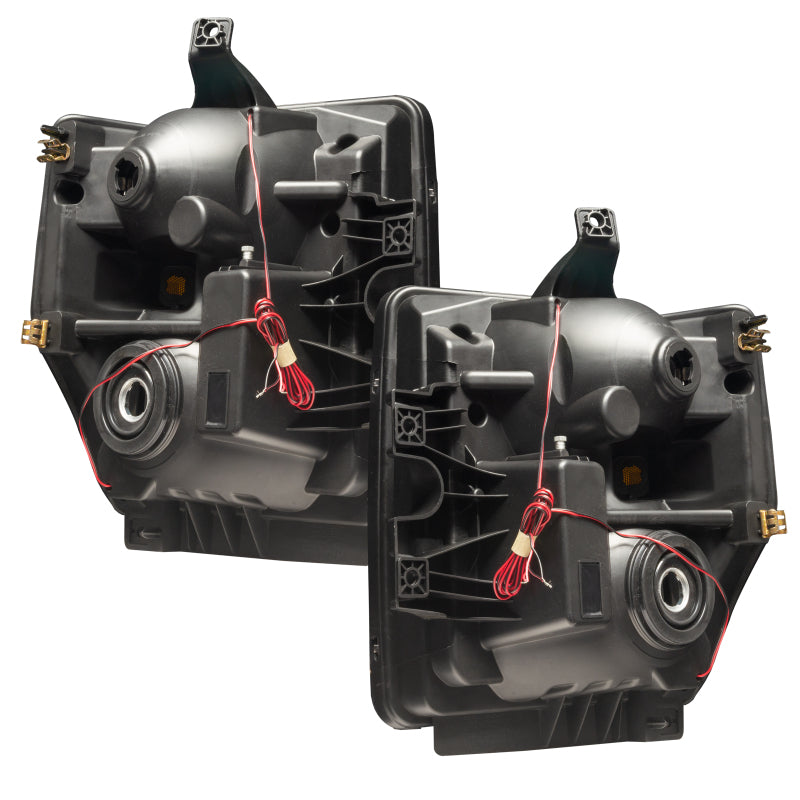ORACLE Lighting Oracle 08-10 Ford F250 Pre-Assembled Halo Headlights - Chrome Housing - w/ 2.0 Controller