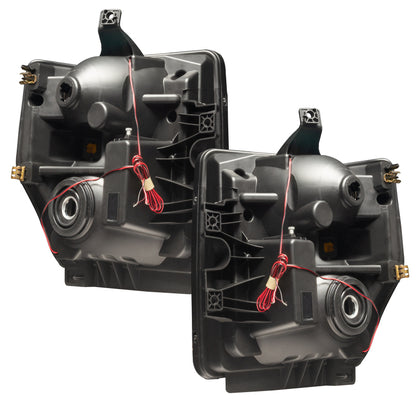 ORACLE Lighting Oracle 08-10 Ford F250 Pre-Assembled Halo Headlights - Chrome Housing - w/ 2.0 Controller