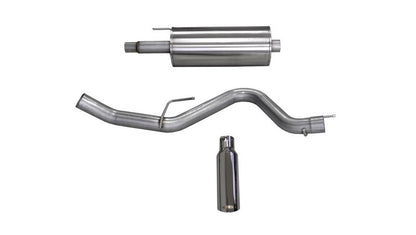 CORSA Performance Corsa 2015-2020 Ford F-150 5.0L V8 Cat-Back Single Side Exit w/ 4.0in Polished Tip