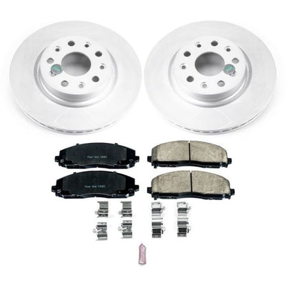PowerStop Power Stop 18-19 Jeep Wrangler Front Z17 Evolution Geomet Coated Brake Kit
