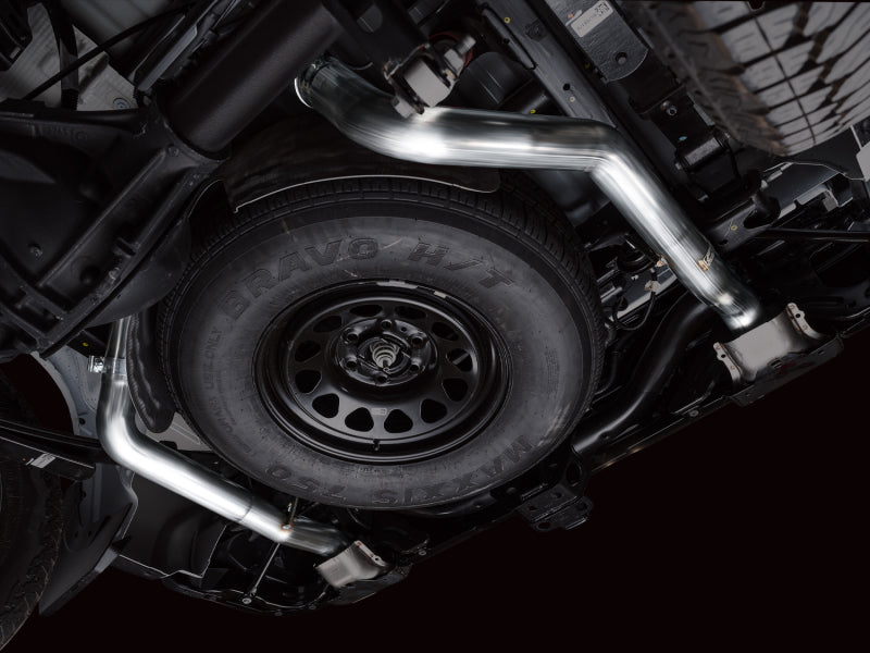 AWE Tuning 4th Gen GM 1500 6.2L Cat-Back Split Rear Exit (w/ Bumper Cutouts) - OE Tips