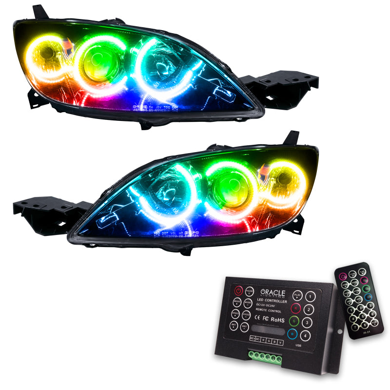 ORACLE Lighting Oracle 04-09 Mazda 3 SMD HL - 4DR - Halogen Style - ColorSHIFT w/ 2.0 Controller