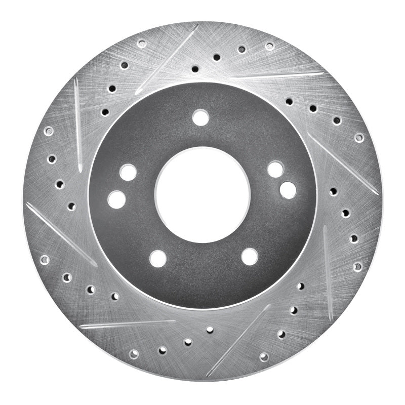 R1 Concepts R1 63-82 Chevrolet Camaro Rear/Front Left Drilled & Slotted Silver Brake Rotor