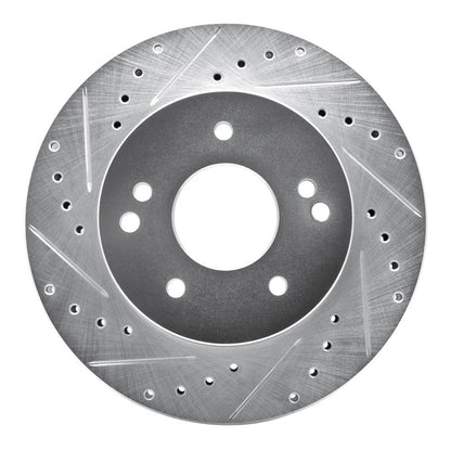 R1 Concepts R1 63-82 Chevrolet Camaro Rear/Front Left Drilled & Slotted Silver Brake Rotor