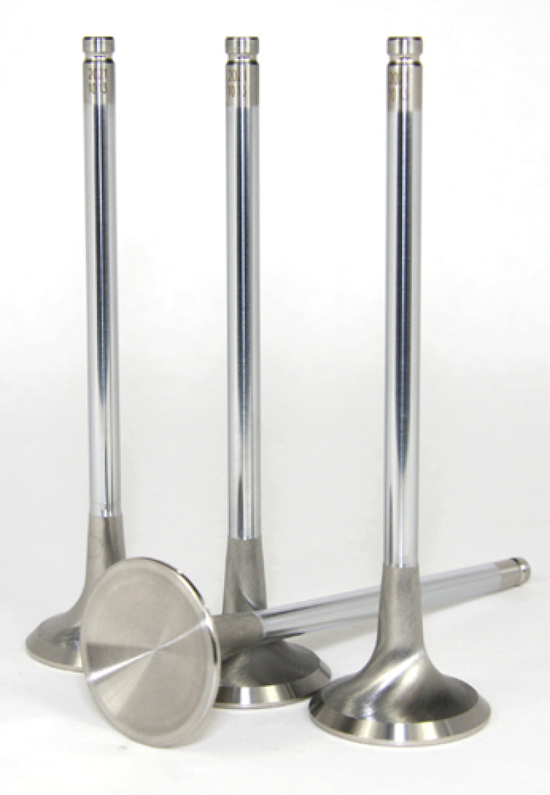 GSC Power Division GSC P-D 4B11T Chrome Polished Super Alloy Exhaust Valve - 30mm Head (+1mm) - SET 8