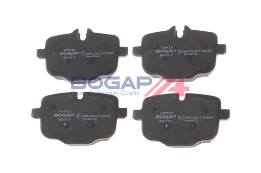BOGAP B8210117 Brake Pad Set, Disc Brake | ML Performance Car Parts