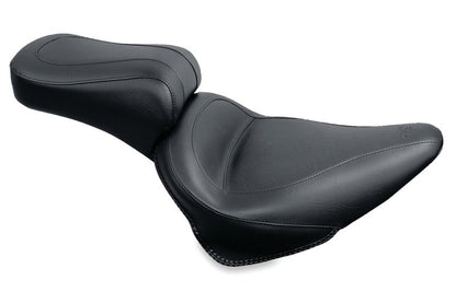 Mustang Motorcycle Mustang 84-06 Harley Standard Rear Tire Touring 1PC Seat - Black
