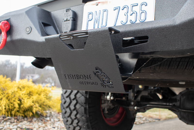 Fishbone Offroad 2In Receiver Hitch Mounted Step - Black Powdercoat Steel