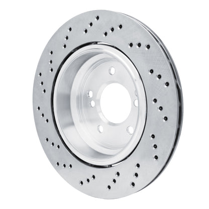 DFC 06-08 BMW M3 Right Rear Drilled Hi-Carbon Alloy Geomet Coated Rotor