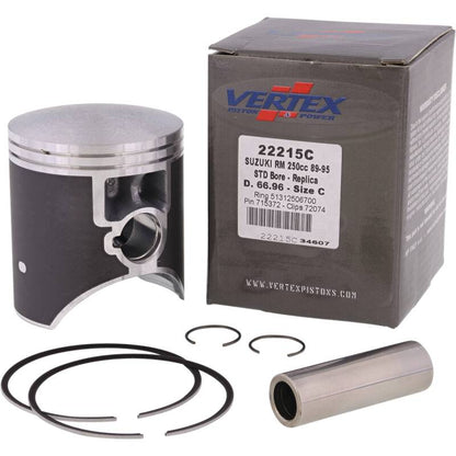 Vertex Pistons Vertex Piston 89-95 Suzuki RM 250 250cc Cast Replica Piston Kit