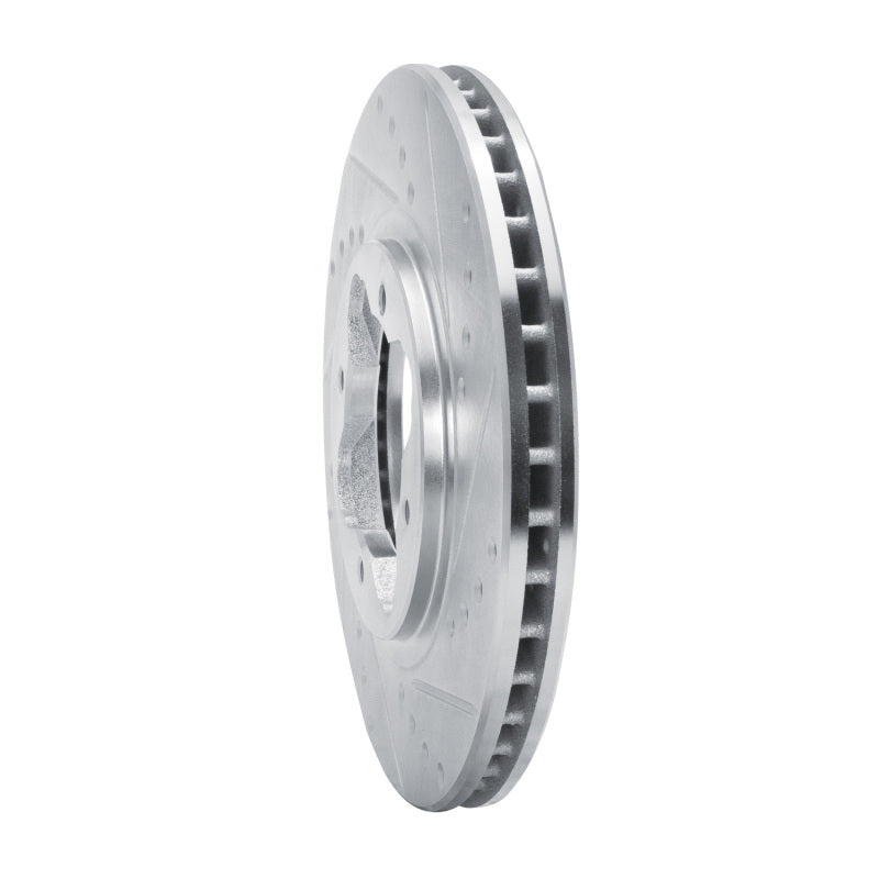 R1 Concepts R1 91-97 Acura CL Front Right Drilled & Slotted Silver Brake Rotor