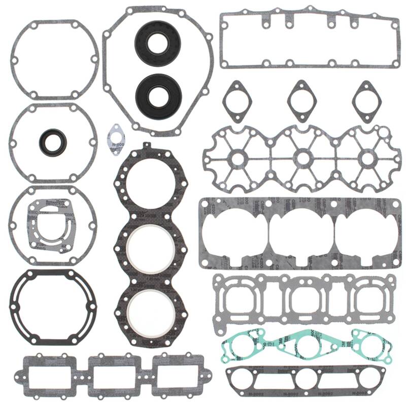 Vertex Pistons Vertex Gaskets 95-96 Yamaha 1100 Wave Raider Complete Gasket Kit w/ Oil Seals