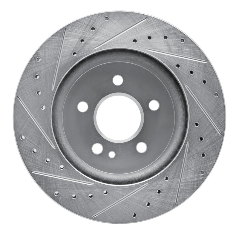 R1 Concepts R1 98-05 Mercedes-Benz ML430 Front Right Drilled & Slotted Silver Brake Rotor