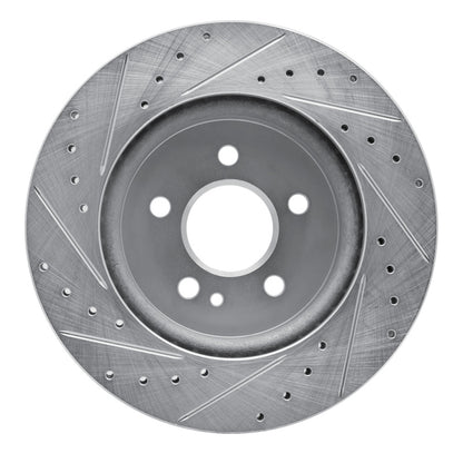 R1 Concepts R1 98-05 Mercedes-Benz ML430 Front Right Drilled & Slotted Silver Brake Rotor