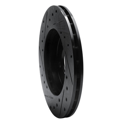 R1 Concepts R1 95-99 Dodge Neon (USA/Canada) Front Right Drilled & Slotted Black Brake Rotor