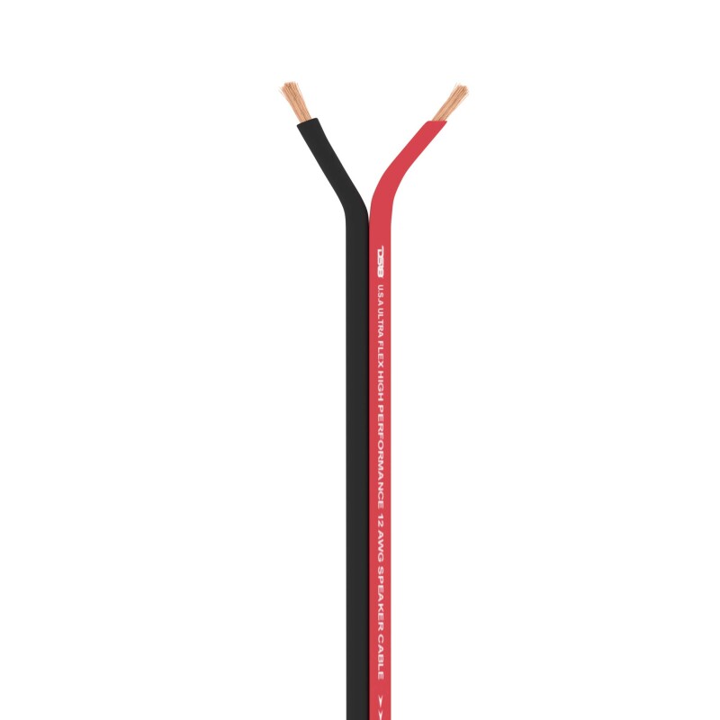 DS18 Speaker Wire 12-GA 500-Feet Red and Black