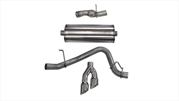 CORSA Performance Corsa 2015-2020 GMC Yukon Denali 6.2L V8 Single Side Exit Cat-Back Exhaust w/ Polished Tips