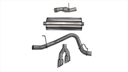CORSA Performance Corsa 2015-2020 GMC Yukon Denali 6.2L V8 Single Side Exit Cat-Back Exhaust w/ Polished Tips