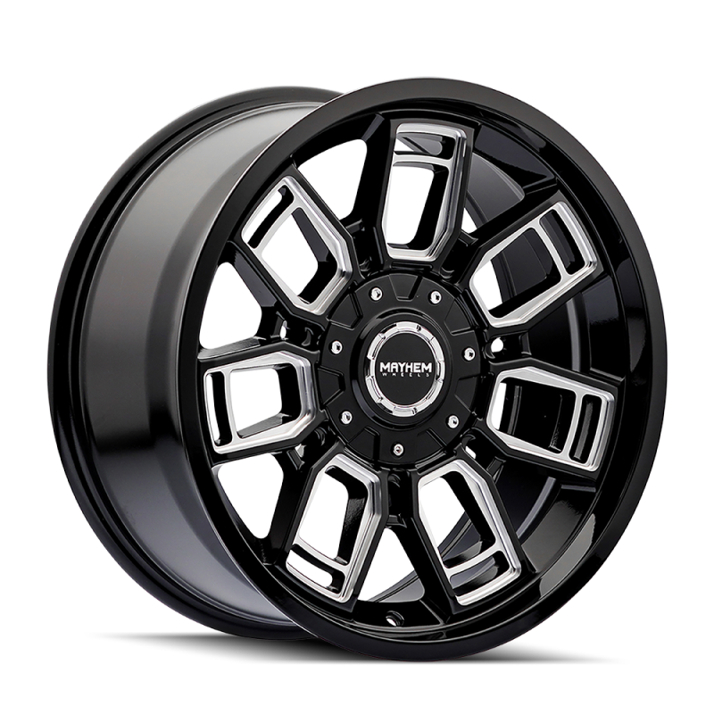 Mayhem 8118 Ordinance 20x9 / 5x127/139.7 BP / 87.1mm Hub Matte Bronze Wheel w/ Milled Spokes