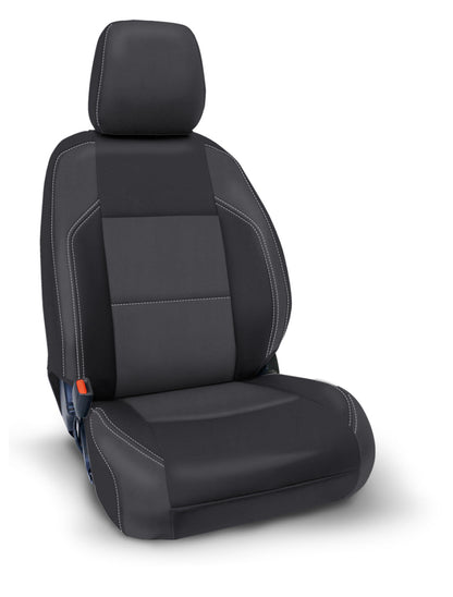 PRP Seats PRP 2016+ Toyota Tacoma Front Seat Covers (Pair) - Black/Grey