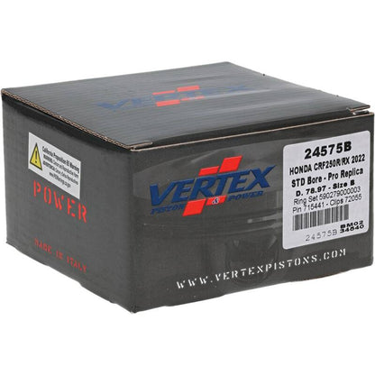 Vertex Pistons Vertex Piston 22-24 Honda CRF 250 R 250cc Forged Replica Piston Kit