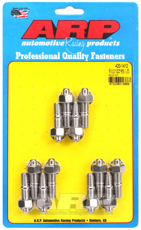 ARP Buick Stage II & Prod SS hex header stud kit